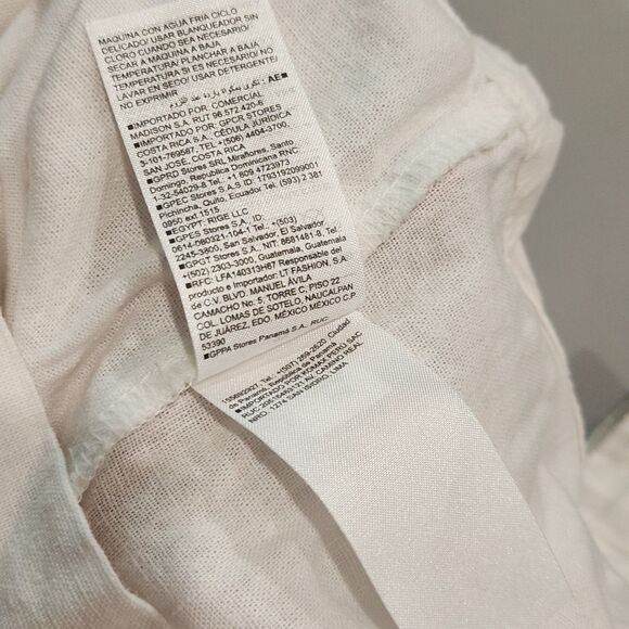 Lagenlook Old Navy Linen Crop Tank Top 2X White Capsule Wardrobe Cottage READ - Picture 9 of 11